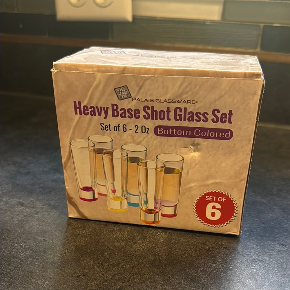 Palais Glassware Heavy Base Shot Glass Set
